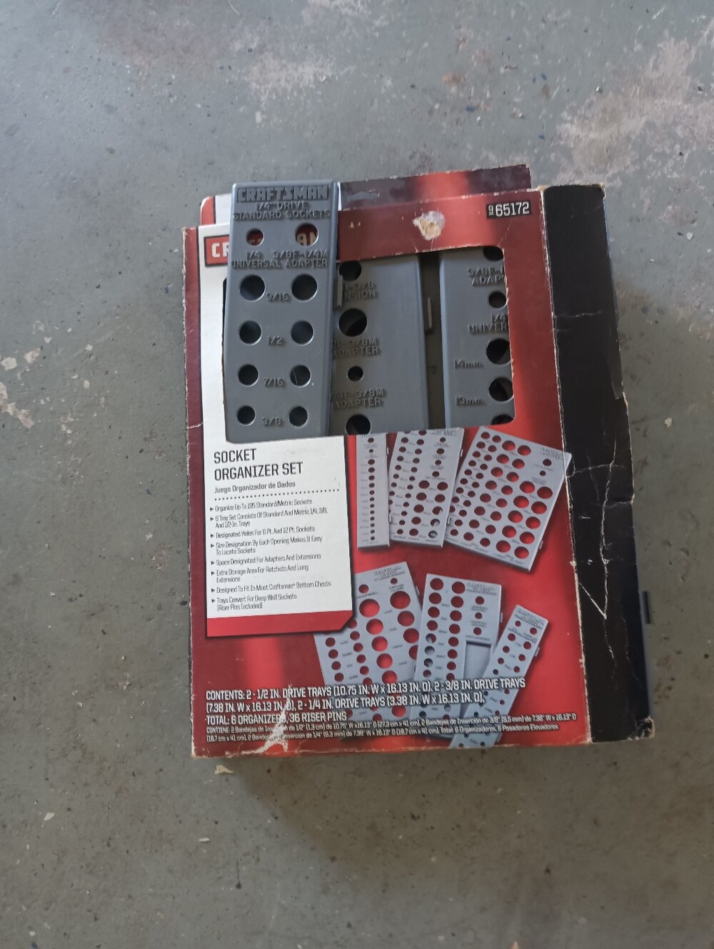 Craftsman Socket Organizer Set Of 6 Trays 965172